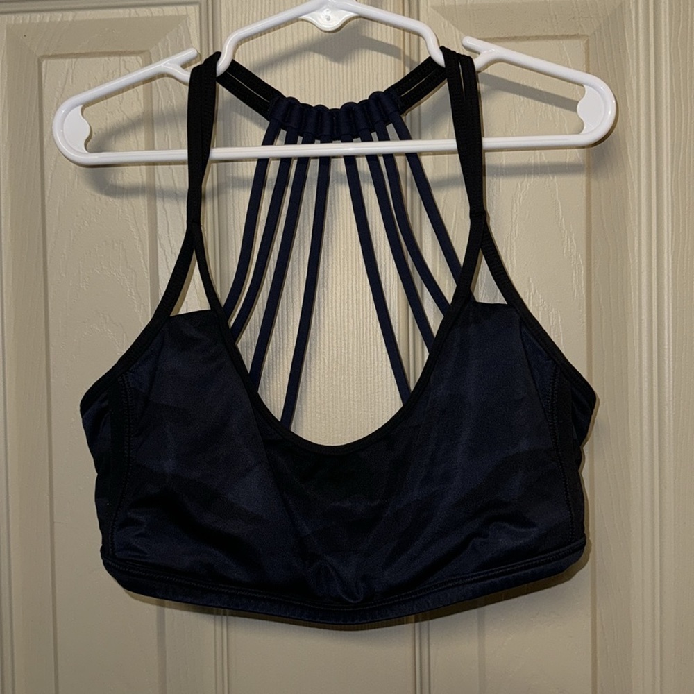 Lululemon blue camo bra